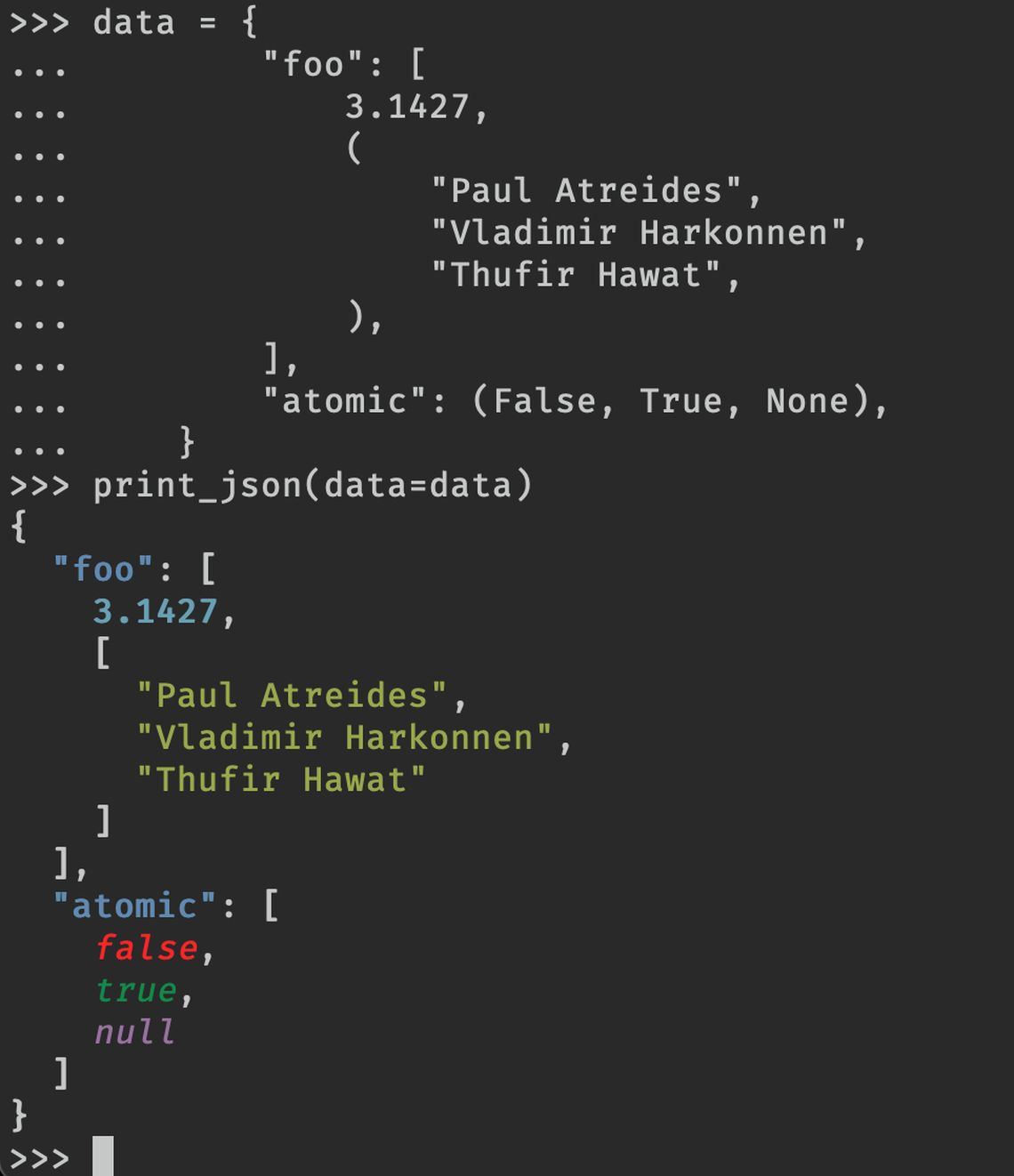 Python json. Pretty Print json. Json example code. Pretty Print Python. Python pretty Print Result.